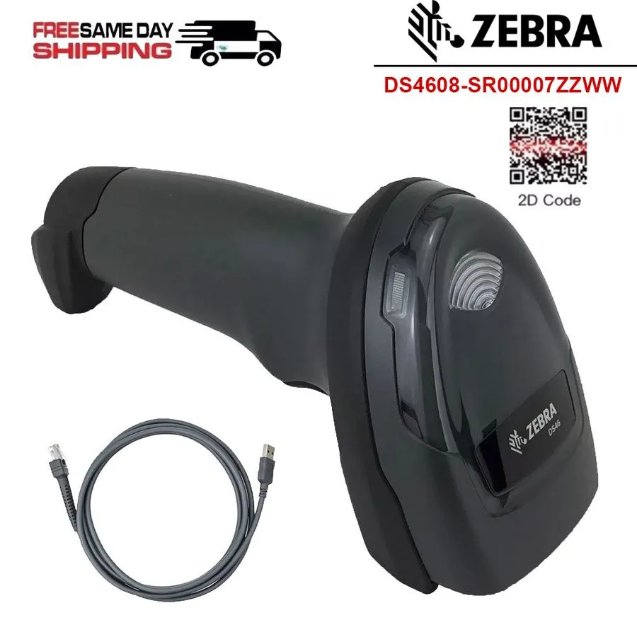 Сканер штрих-кода Zebra DS4608-SR00007ZZWW Wired Handheld 1D 2D Area Imager Barc