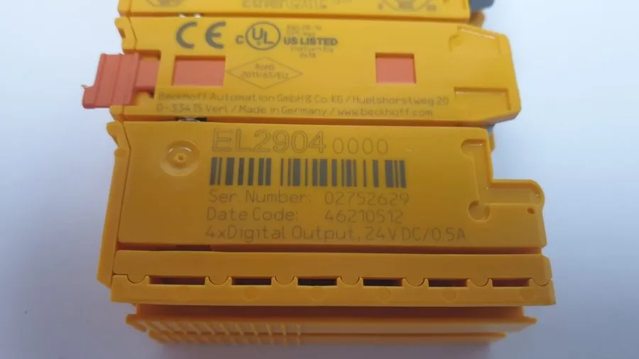 Модуль ввода-вывода El2904 Beckhoff EtherCAT 4ch Digital Output 24V Dc 0.5A