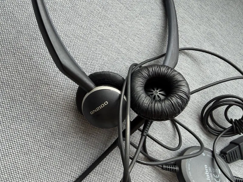 IP-телефон Jabra GN2100 Wired Noise Cancellation Telephone Headset — фото лота 1
