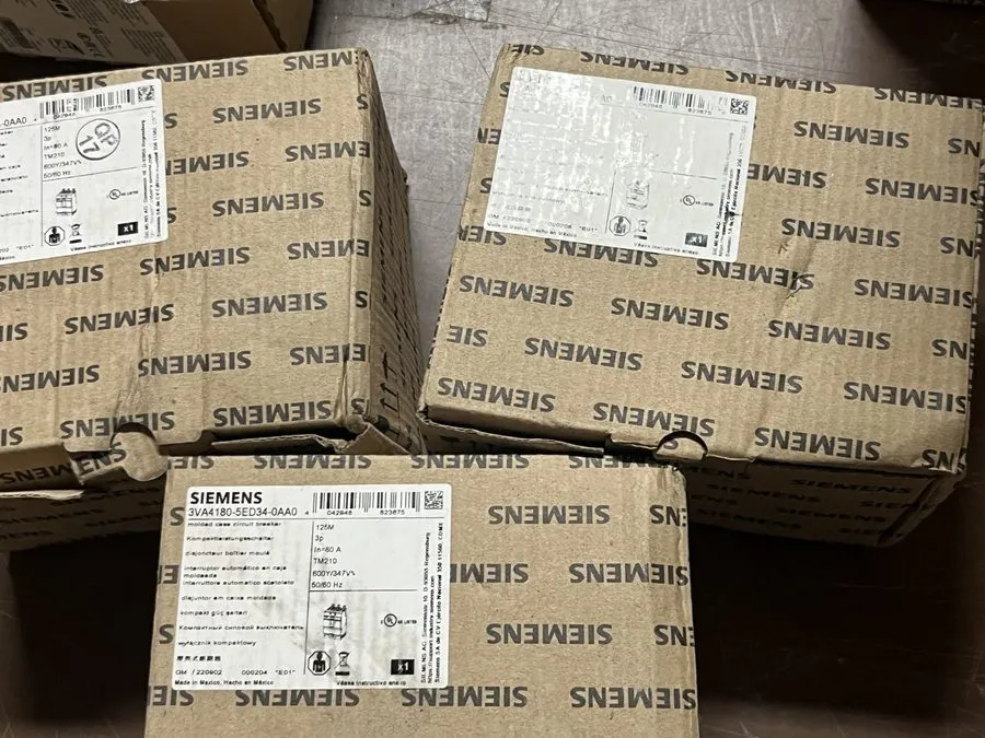 Автоматический выключатель SIEMENS 3VA4180-5ED34-0AA0 ,CIRCUIT BREAKER, 3P/80A /