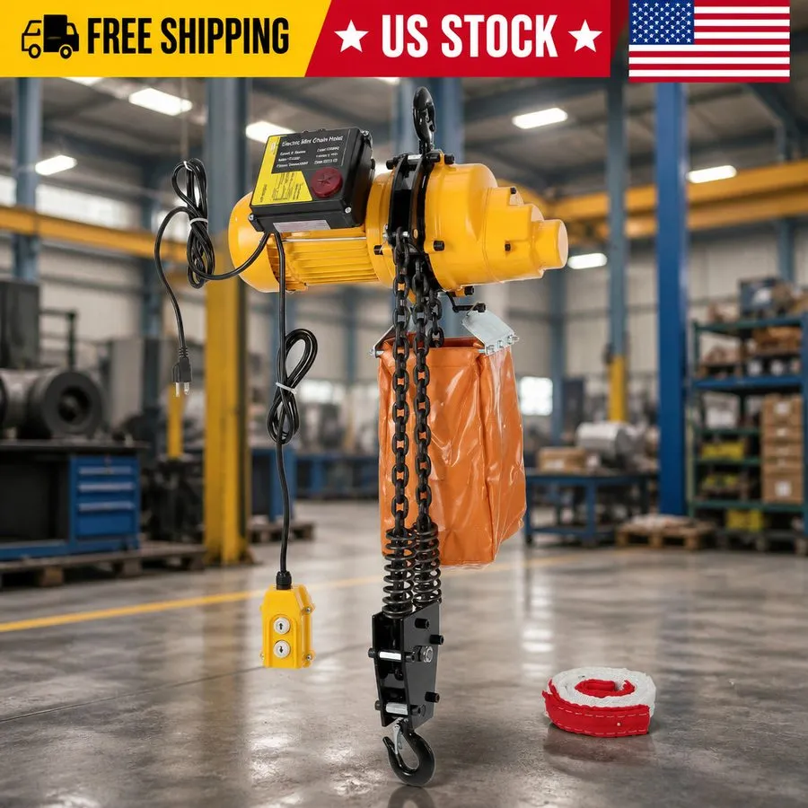 Контроллер Heavy Duty Electric Chain Hoist 1 Ton (2200 lbs), 110V/120V, 10ft Lif
