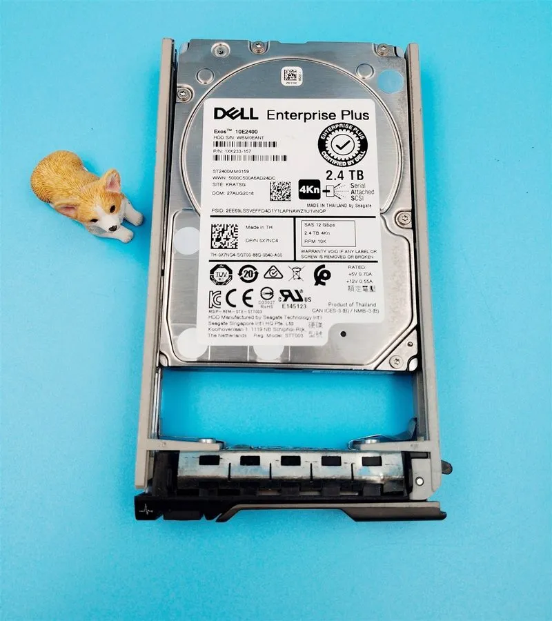 Жёсткий диск Dell Compellent SC X7NC4 2.4TB 10K 12G SAS 2.5" 4Kn HDD Hard Drive — фото лота 1
