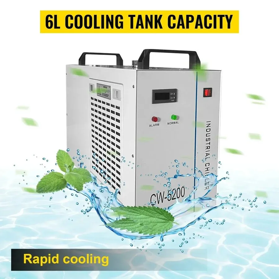 Чиллер Industrial Chiller CW5200 Compact Water-Cooled Laser Cutting and Engravin
