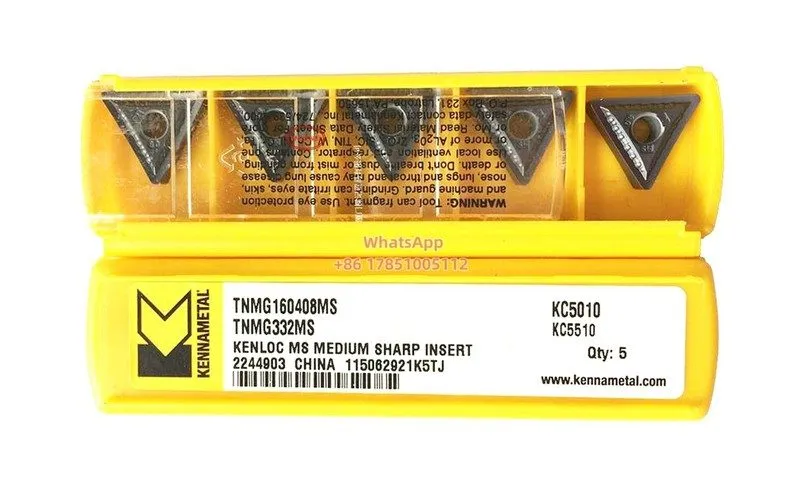 Режущий инструмент Kennametal TNMG160408MS KC5510 Carbide Inserts TNMG332MS Turn