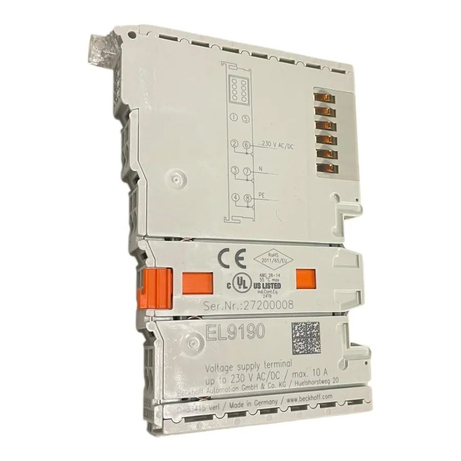 Модуль ввода-вывода Beckhoff EtherCAT Terminal Potential Distribution 0…230 V AC — фото лота 2