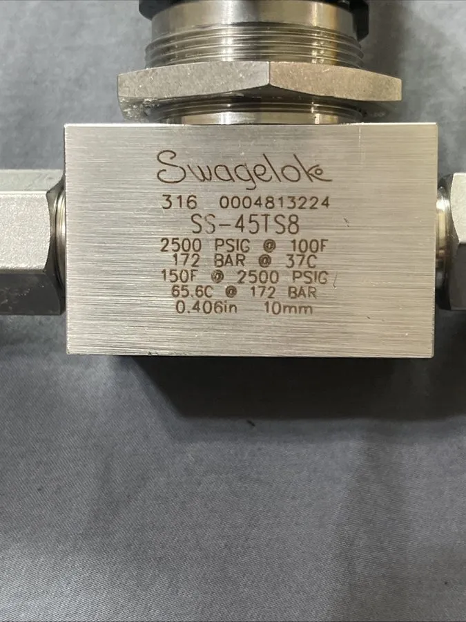 Клапан Swagelok SS-45TS8 Stainless Steel 1-Piece 40 Series Ball Valve FNSP