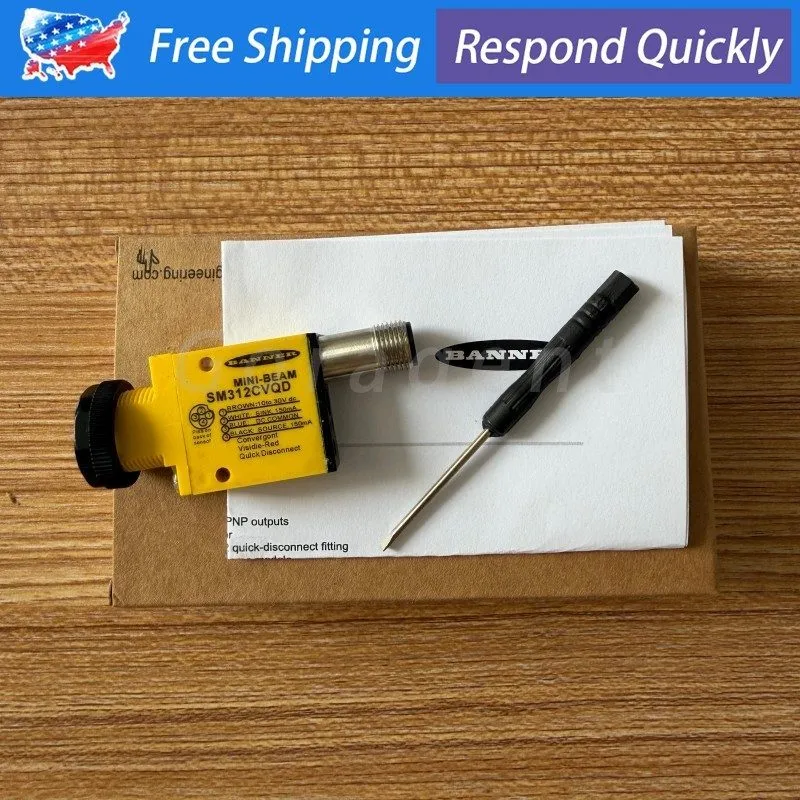 Фотоэлектрический датчик Banner Sm312cvqd Mini-Beam Photoelectric Sensor