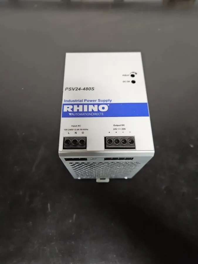 Блок питания Rhino/Automation Direct Industrial Power Supply 24 V 20 Amp PSV24-4