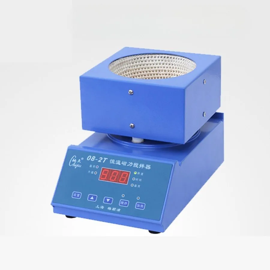 Магнитная мешалка 08-2T/SH05-3T Electric Heat Sleeve Magnetic Stirrer — фото лота 1