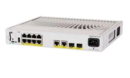 Коммутатор Cisco C9200CX-8P-2X2G-A 8-Port Managed Gigabit Ethernet10/100/1000 Ne