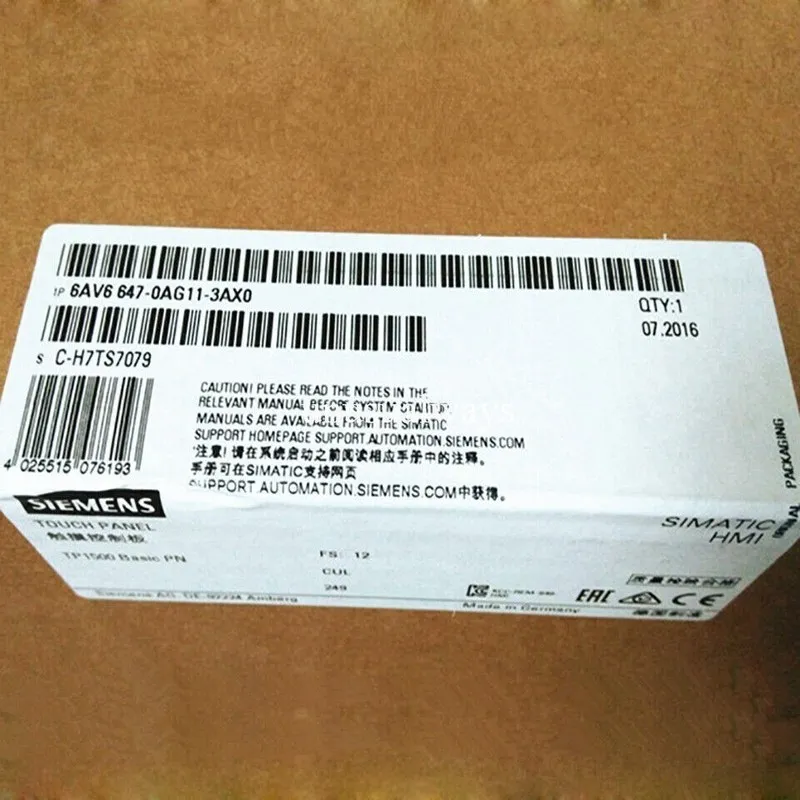 Панель оператора SIEMENS 6AV6647-0AG11-3AX0 HMI Touch Panel
