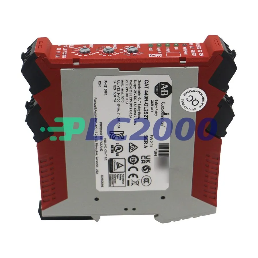 Реле безопасности Allen Bradley, 440R-GL2S2T, Guard Master Safety Relay Locking 