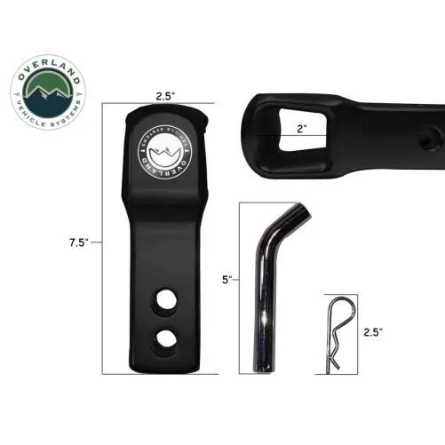 Такелажная скоба Overland Vehicle Systems 19109902 Aluminum Receiver Mount — фото лота 2