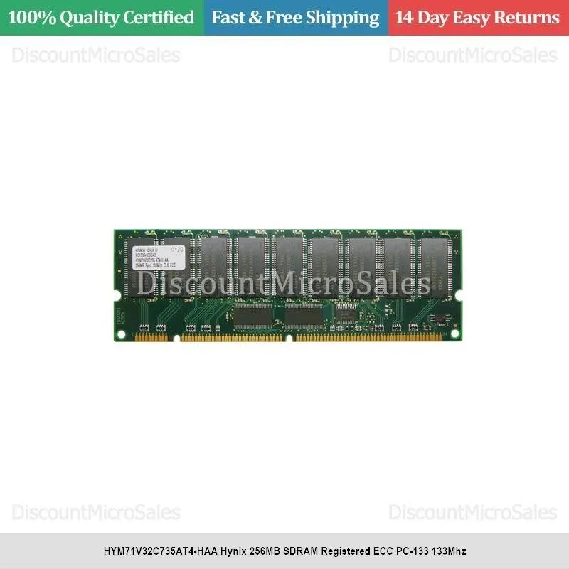 Модуль памяти HYM72V64C736BT4-H AA Hynix 512MB SDRAM Registered ECC PC-133 133Mh