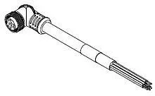 Тестер Woodhead 302101A04M050, 5M, 12-Pole, 18 AWG & 22 AWG, Single Ended Cordse — фото лота 1