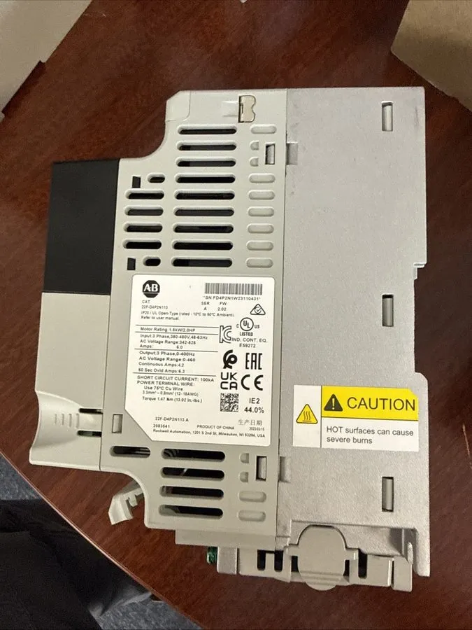 Частотный преобразователь Allen-Bradley PowerFlex 4M VFD 2.0HP AC Drive 22F-D2P5