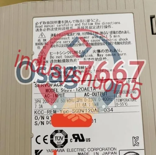 Сервопривод YASKAWA SGDV-120AE1A Servo driver
