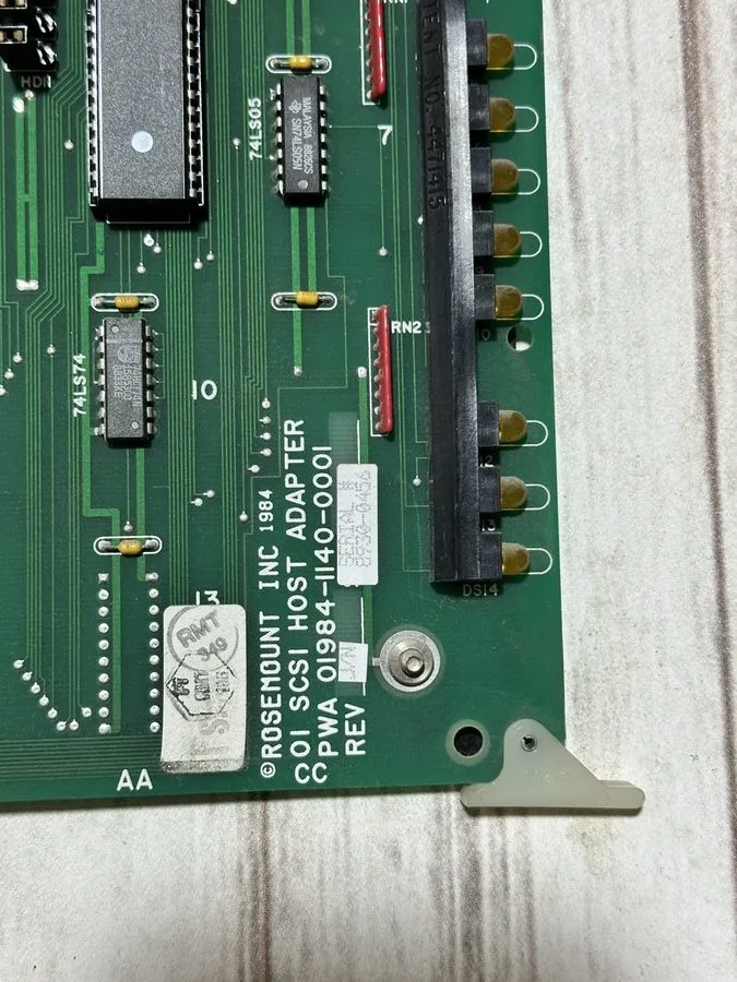 Трубопроводная арматура ROSEMOUNT OI SCSI HOST ADAPTER, 01984-1140-0001, REV N/A — фото лота 1