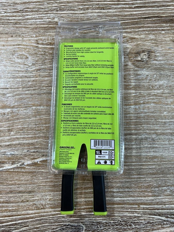 Стриппер PALADIN TOOLS PA1171 PROGRIP 5-IN1 FIBER OPTIC STRIPPER RUSTING