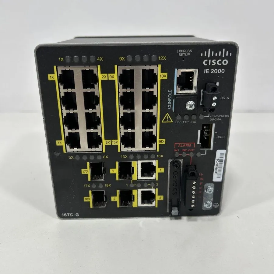 Коммутатор Cisco IE-2000-16TC-G-X Switch — фото лота 1