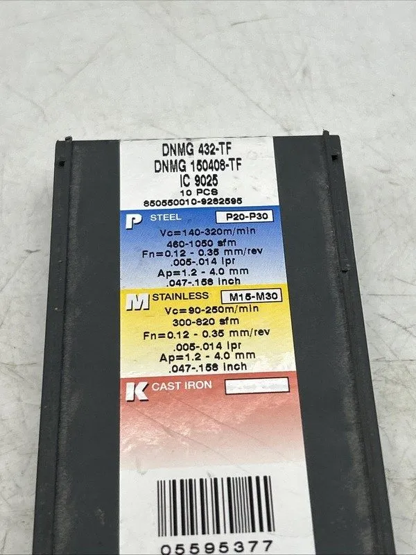 Режущий инструмент Iscar DCMT 070202 DCMT 2-0 IC9025 Carbide Insert — фото лота 2