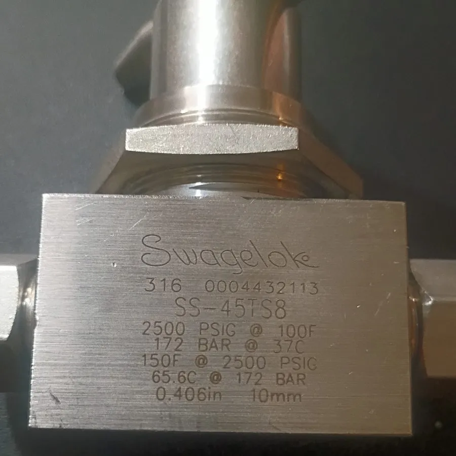 Клапан Swagelok SS-45TS8 Stainless Steel 1-Piece 40 Series Ball Valve FNSP