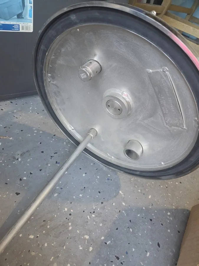 Мешалка Binks 5 Gal Pressure Tank Stainless Steel, Gear Reduced Agitator 1 Reg. — фото лота 2