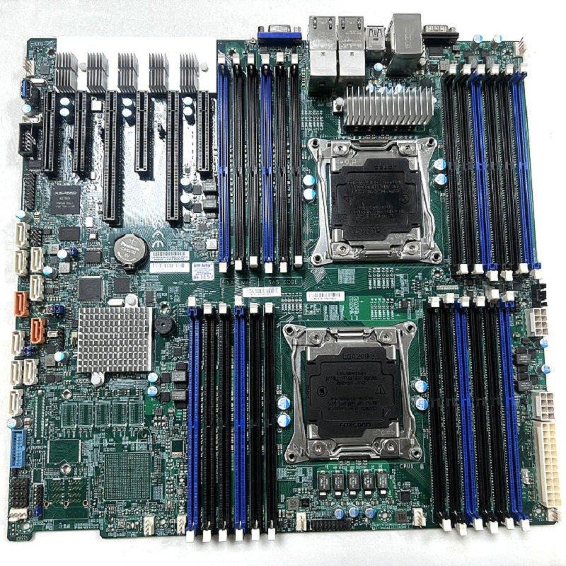 Модуль памяти X10DRI-LN4 + dual X99 2011-3 main board C612 supports E5 V3/V4 DDR — фото лота 1