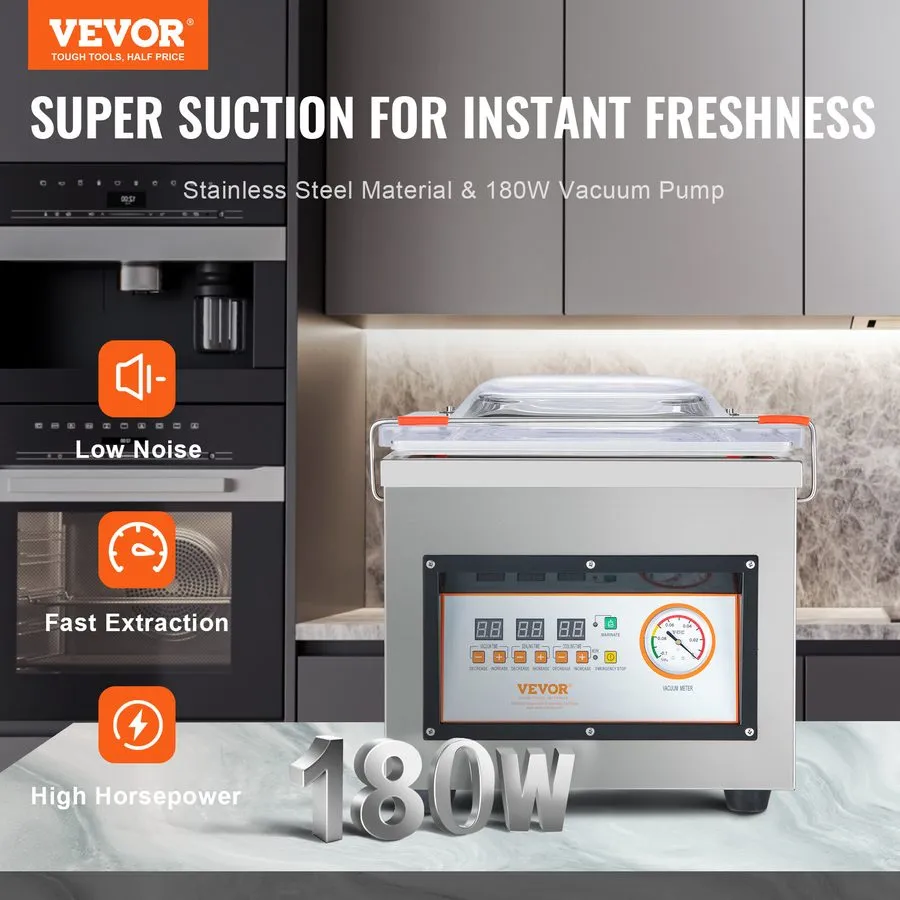 Вакуумный упаковщик 320W Commercial Chamber Vacuum Sealer Packing Machine Vacuum