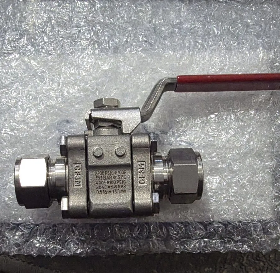 Клапан Swagelok SS-A63TS12 3-Piece Ball Valve 3/4" Tube Fitting 316 Stainless St — фото лота 2