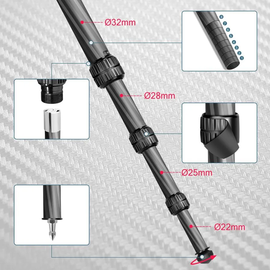 Камера Manbily WZ-324PA 360° Tripod — фото лота 2