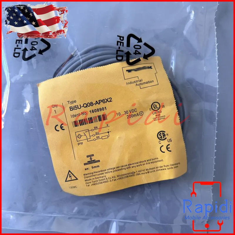 Датчик приближения Replace TURCK BI5U-Q08-AP6X2 Proximity Sensor 10-30VDC