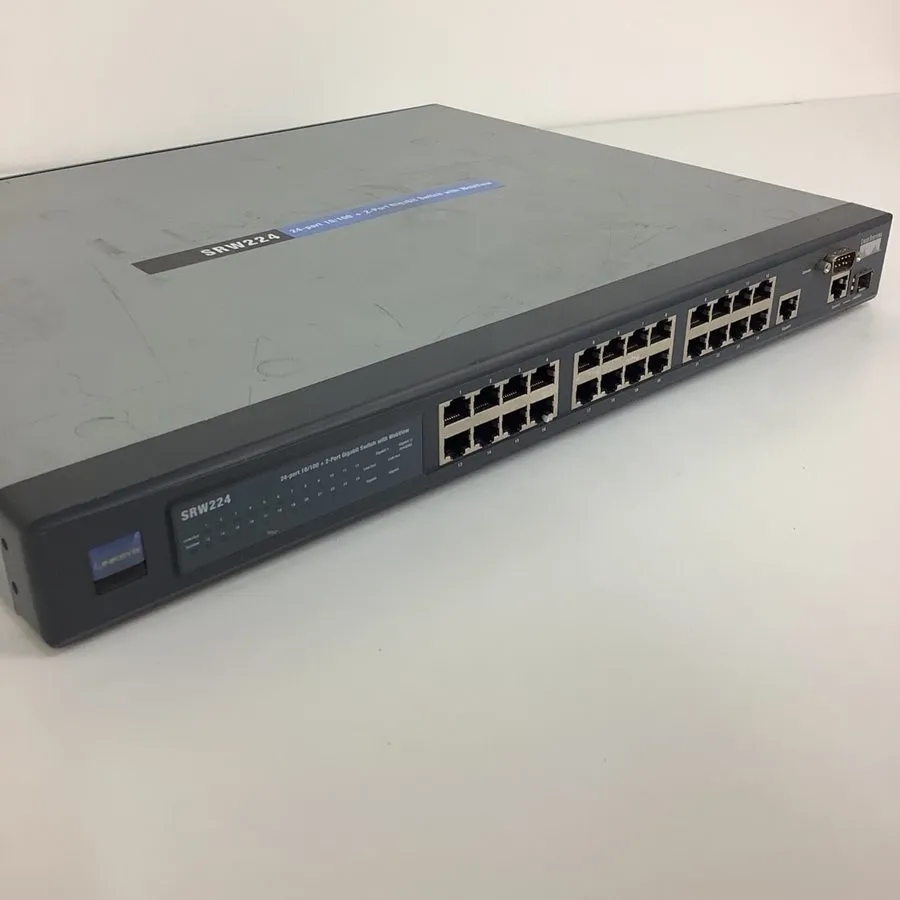 Коммутатор Cisco Linksys SRW224P 24-Port 10/100 Managed 2-Port Gigabit PoE Switc
