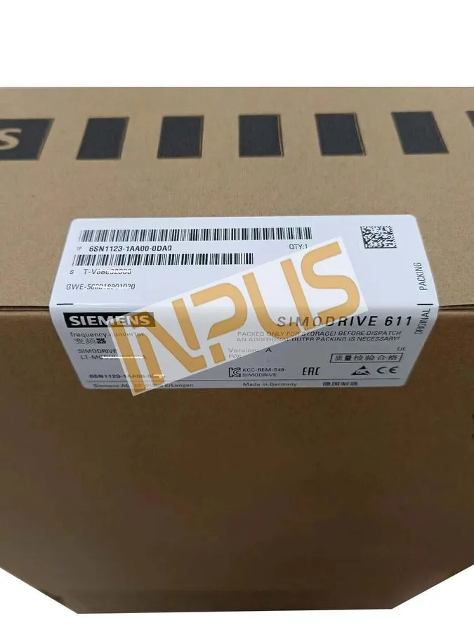 Сервоусилитель SIEMENS SIMODRIVE 611 POWER MODULE, 1 AXIS, 80 A, 6SN1123-1AA00-0