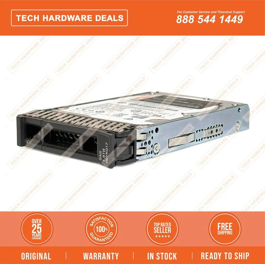 Сервер 7XB7A00028 Lenovo ThinkSystem 00YK017 2.5" 1.8TB 10K SAS 12G HDD Hard Dri
