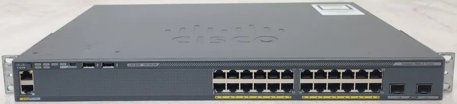 Коммутатор Cisco WS-C2960X-24TD-L 24 Port Gigabit 2x 10G SFP LAN Base Switch