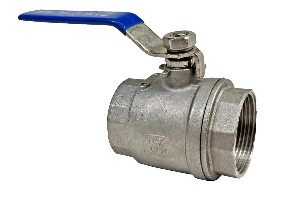 Клапан TOP-FLO 1" 1000-psi WOG Stainless Steel Sanitary Ball Valve, Lockable Lev