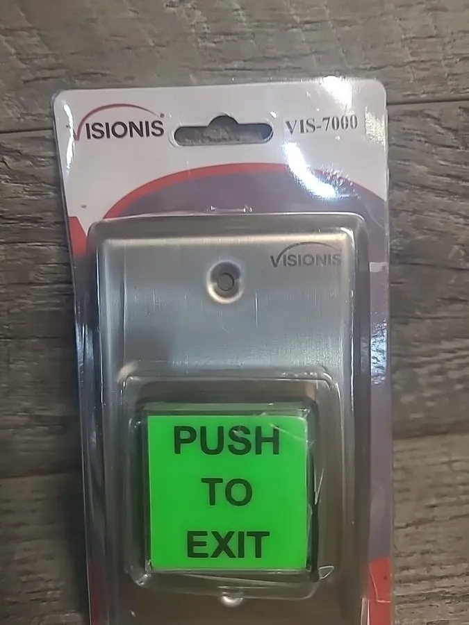 Оборудование видеонаблюдения Visionis VIS-7001 Press to Exit Button — фото лота 1