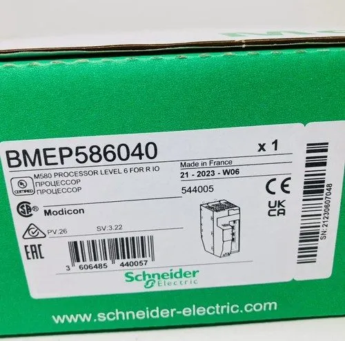 ПЛК Schneider Electric BMEP586040 Standalone Processor, Modicon M580 64MB