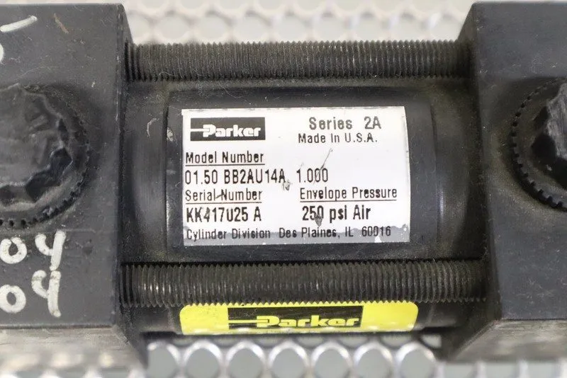 Пневмоцилиндр PARKER SERIES 2A 04.00 BB2AU14A 9.000 PNEUMATIC AIR CYLINDER 250 P — фото лота 2