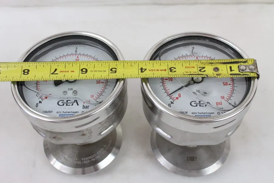 Трубопроводная арматура WIKA Parker P6G-DRA1V10 Pressure Gauge EN837-1