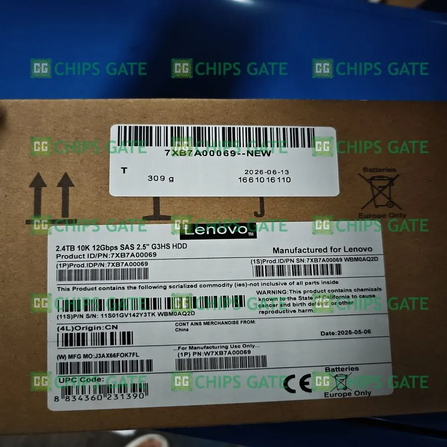 Жёсткий диск NewLenovo 01GV182 2.4TB 10K SAS 12Gb/s 2.5" 512e SED HDD 7XB7A00070