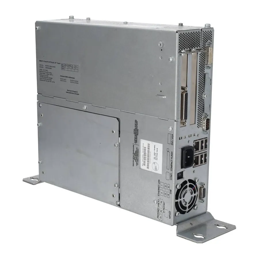 Промышленный компьютер Siemens Simatic Panel PC 677B 2X10/100/1000 MBit/S Ethern