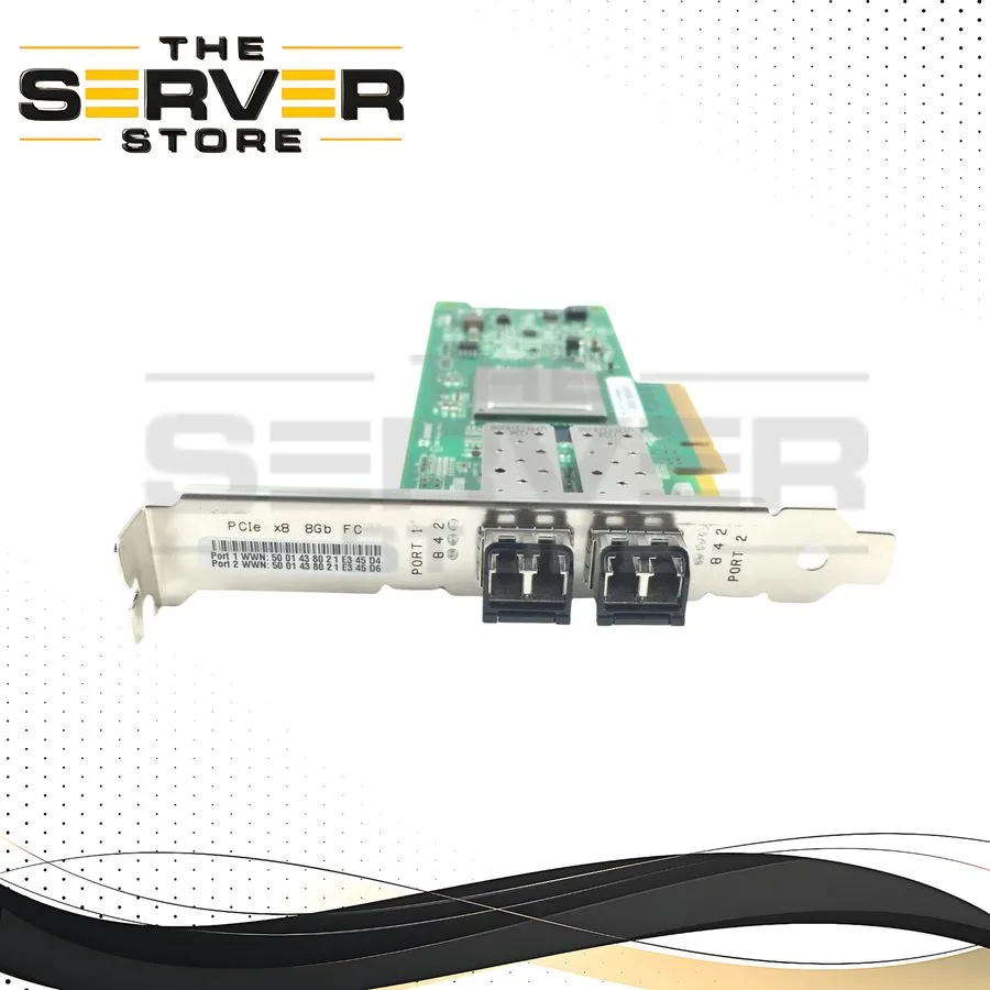 Контроллер QLogic QLE2562 2-Port 8Gb PCIe Fiber Channel FC HBA W/5 sfp's