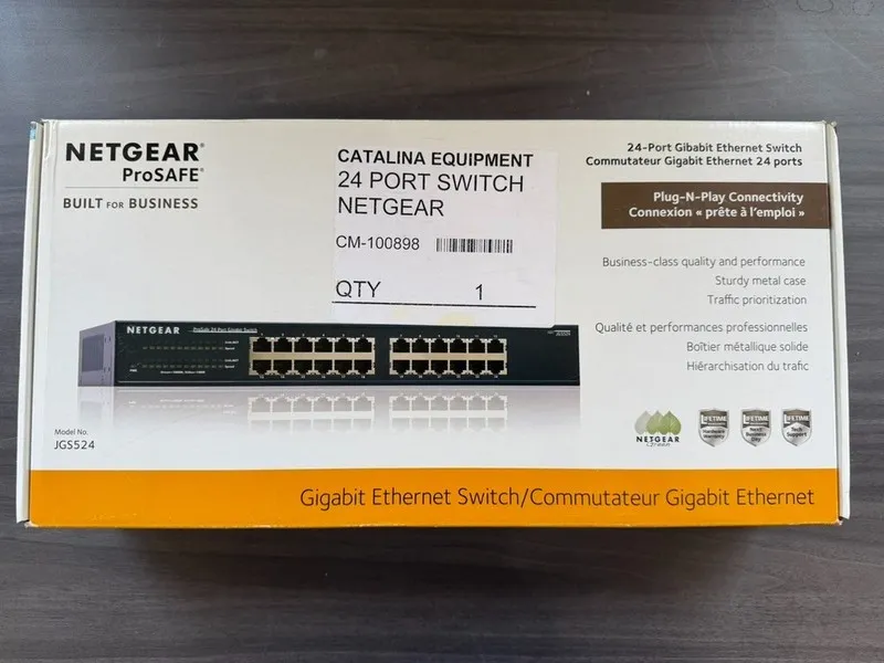 Коммутатор NETGEAR ProSafe Jgs524 24-port Gigabit Ethernet Switch JGS524NA
