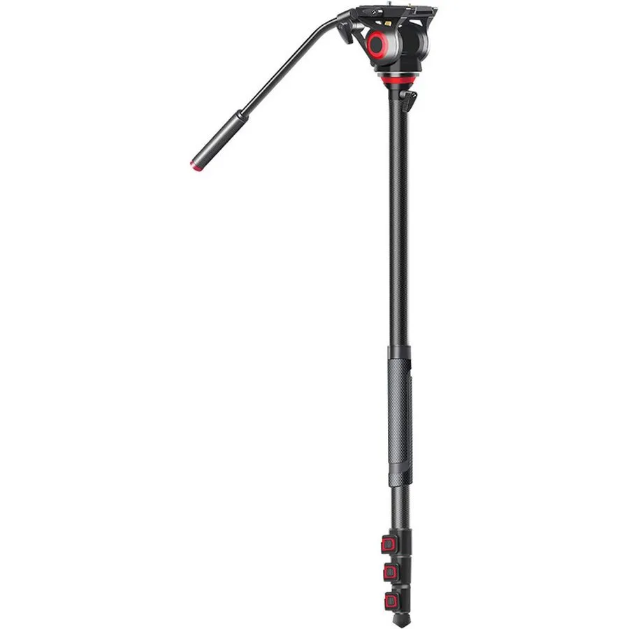 Оборудование видеонаблюдения Came-TV TP-501C 3-Section Carbon Fiber Video Tripod — фото лота 1