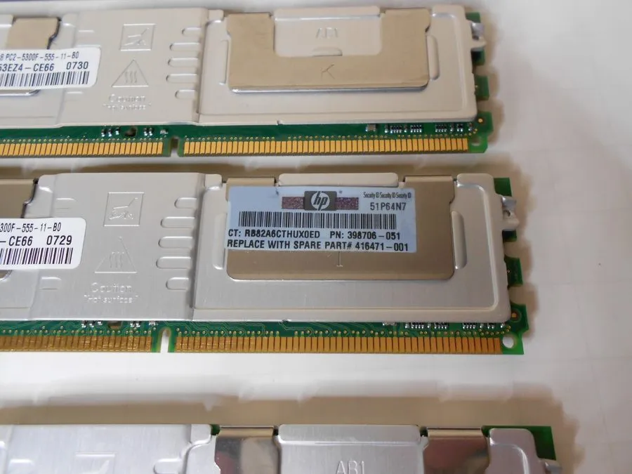 Модуль памяти Samsung 1GB DDR2-667 PC2-5300F 2Rx8 ECC FBDIMM M395T2953EZ4-CE66