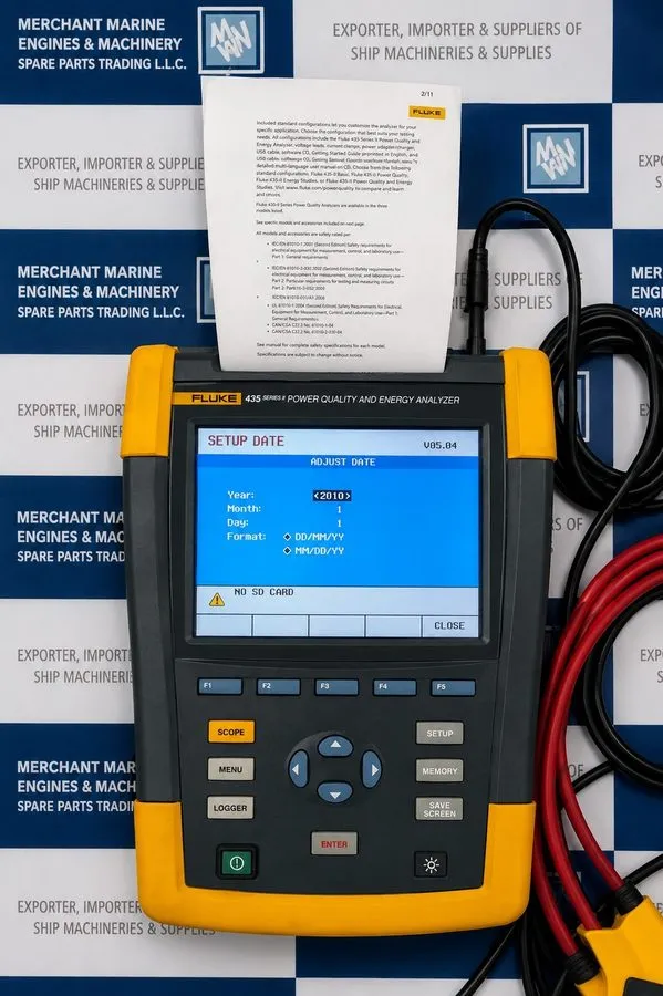 Анализатор FLUKE 435 SERIES II POWER QUALITY AND ENERGY ANALYZER — фото лота 2
