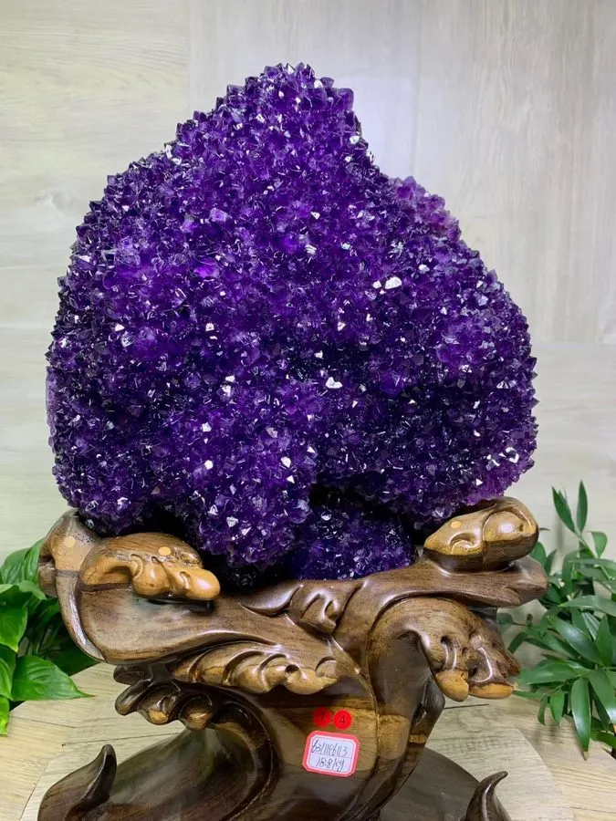Лабораторный прибор 41.36LB top Natural amethyst geode yellow Calcite quartz cry