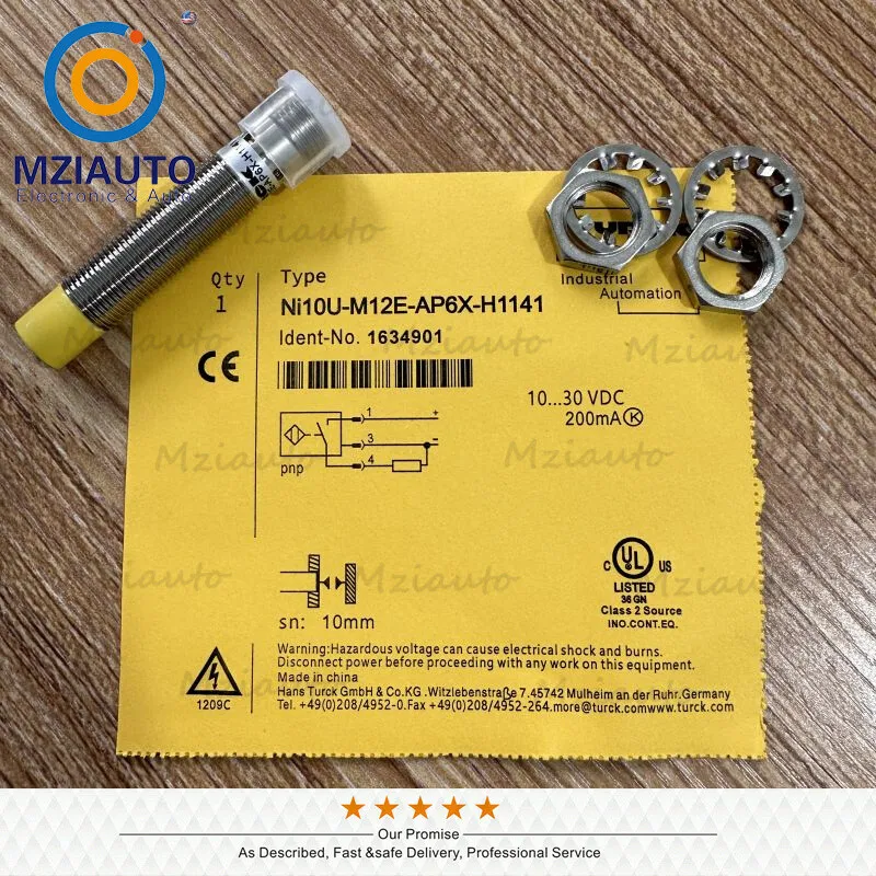 Датчик приближения TURCK Proximity Switch NI10U-M12E-AP6X-H1141 Induction Sensor